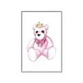 Picture of Pink Teddy _GroupedProduct_Rectangle_Portrait_Mini_ _GroupedProduct_Rectangle_Portrait_Canvas_Framed_