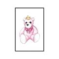 Picture of Pink Teddy _GroupedProduct_Rectangle_Portrait_Mini_ _GroupedProduct_Rectangle_Portrait_Canvas_Framed_