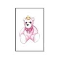 Picture of Pink Teddy _GroupedProduct_Rectangle_Portrait_Mini_ _GroupedProduct_Rectangle_Portrait_Canvas_Framed_