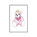 Picture of Pink Teddy _GroupedProduct_Rectangle_Portrait_Mini_ _GroupedProduct_Rectangle_Portrait_Canvas_Framed_