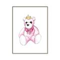 Picture of Pink Teddy _GroupedProduct_Rectangle_Portrait_Mini_ _GroupedProduct_Rectangle_Portrait_Canvas_Framed_