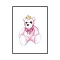Picture of Pink Teddy _GroupedProduct_Rectangle_Portrait_Mini_ _GroupedProduct_Rectangle_Portrait_Canvas_Framed_