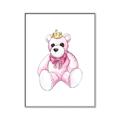 Picture of Pink Teddy _GroupedProduct_Rectangle_Portrait_Mini_ _GroupedProduct_Rectangle_Portrait_Canvas_Framed_