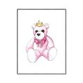 Picture of Pink Teddy _GroupedProduct_Rectangle_Portrait_Mini_ _GroupedProduct_Rectangle_Portrait_Canvas_Framed_