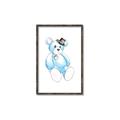 Picture of Blue Teddy _GroupedProduct_Rectangle_Portrait_Mini_ _GroupedProduct_Rectangle_Portrait_Canvas_Framed_