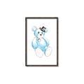 Picture of Blue Teddy _GroupedProduct_Rectangle_Portrait_Mini_ _GroupedProduct_Rectangle_Portrait_Canvas_Framed_