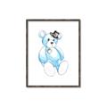 Picture of Blue Teddy _GroupedProduct_Rectangle_Portrait_Mini_ _GroupedProduct_Rectangle_Portrait_Canvas_Framed_
