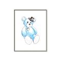 Picture of Blue Teddy _GroupedProduct_Rectangle_Portrait_Mini_ _GroupedProduct_Rectangle_Portrait_Canvas_Framed_