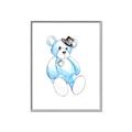 Picture of Blue Teddy _GroupedProduct_Rectangle_Portrait_Mini_ _GroupedProduct_Rectangle_Portrait_Canvas_Framed_