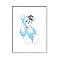 Picture of Blue Teddy _GroupedProduct_Rectangle_Portrait_Mini_ _GroupedProduct_Rectangle_Portrait_Canvas_Framed_