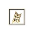 Picture of Woodland Wolf _GroupedProduct_Square_Mini_ _GroupedProduct_Square_Canvas_Framed_