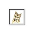 Picture of Woodland Wolf _GroupedProduct_Square_Mini_ _GroupedProduct_Square_Canvas_Framed_