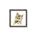 Picture of Woodland Wolf _GroupedProduct_Square_Mini_ _GroupedProduct_Square_Canvas_Framed_