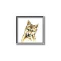 Picture of Woodland Wolf _GroupedProduct_Square_Mini_ _GroupedProduct_Square_Canvas_Framed_