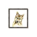 Picture of Woodland Wolf _GroupedProduct_Square_Mini_ _GroupedProduct_Square_Canvas_Framed_
