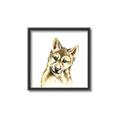 Picture of Woodland Wolf _GroupedProduct_Square_Mini_ _GroupedProduct_Square_Canvas_Framed_