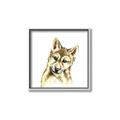 Picture of Woodland Wolf _GroupedProduct_Square_Mini_ _GroupedProduct_Square_Canvas_Framed_