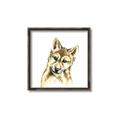 Picture of Woodland Wolf _GroupedProduct_Square_Mini_ _GroupedProduct_Square_Canvas_Framed_