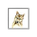Picture of Woodland Wolf _GroupedProduct_Square_Mini_ _GroupedProduct_Square_Canvas_Framed_