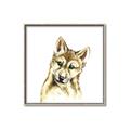 Picture of Woodland Wolf _GroupedProduct_Square_Mini_ _GroupedProduct_Square_Canvas_Framed_