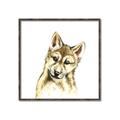 Picture of Woodland Wolf _GroupedProduct_Square_Mini_ _GroupedProduct_Square_Canvas_Framed_