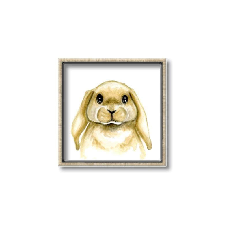 Picture of Woodland Bunny  _GroupedProduct_Square_Mini_ _GroupedProduct_Square_Canvas_Framed_