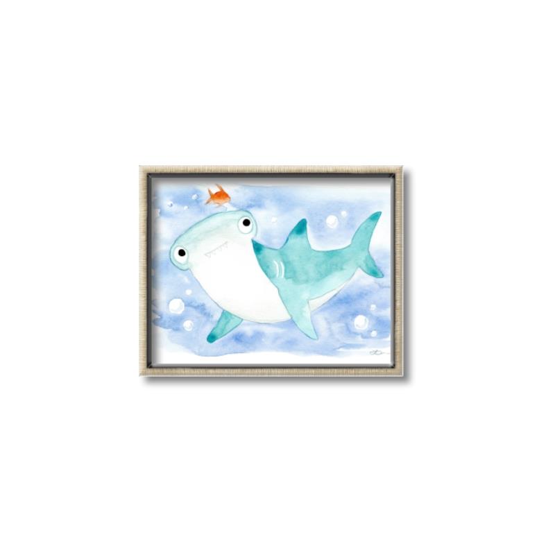 Picture of Ocean Friend I _GroupedProduct_Rectangle_Landscape_Mini_ _GroupedProduct_Rectangle_Landscape_Canvas_Framed_