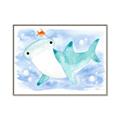 Picture of Ocean Friend I _GroupedProduct_Rectangle_Landscape_Mini_ _GroupedProduct_Rectangle_Landscape_Canvas_Framed_