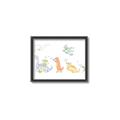 Picture of Dino Parade I _GroupedProduct_Rectangle_Landscape_Mini_ _GroupedProduct_Rectangle_Landscape_Canvas_Framed_