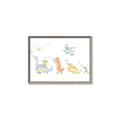 Picture of Dino Parade I _GroupedProduct_Rectangle_Landscape_Mini_ _GroupedProduct_Rectangle_Landscape_Canvas_Framed_