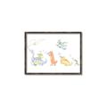 Picture of Dino Parade I _GroupedProduct_Rectangle_Landscape_Mini_ _GroupedProduct_Rectangle_Landscape_Canvas_Framed_