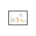 Picture of Dino Parade I _GroupedProduct_Rectangle_Landscape_Mini_ _GroupedProduct_Rectangle_Landscape_Canvas_Framed_