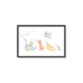 Picture of Dino Parade I _GroupedProduct_Rectangle_Landscape_Mini_ _GroupedProduct_Rectangle_Landscape_Canvas_Framed_