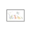 Picture of Dino Parade I _GroupedProduct_Rectangle_Landscape_Mini_ _GroupedProduct_Rectangle_Landscape_Canvas_Framed_