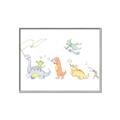 Picture of Dino Parade I _GroupedProduct_Rectangle_Landscape_Mini_ _GroupedProduct_Rectangle_Landscape_Canvas_Framed_
