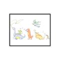 Picture of Dino Parade I _GroupedProduct_Rectangle_Landscape_Mini_ _GroupedProduct_Rectangle_Landscape_Canvas_Framed_