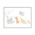 Picture of Dino Parade I _GroupedProduct_Rectangle_Landscape_Mini_ _GroupedProduct_Rectangle_Landscape_Canvas_Framed_