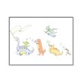 Picture of Dino Parade I _GroupedProduct_Rectangle_Landscape_Mini_ _GroupedProduct_Rectangle_Landscape_Canvas_Framed_
