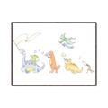 Picture of Dino Parade I _GroupedProduct_Rectangle_Landscape_Mini_ _GroupedProduct_Rectangle_Landscape_Canvas_Framed_