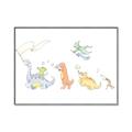 Picture of Dino Parade I _GroupedProduct_Rectangle_Landscape_Mini_ _GroupedProduct_Rectangle_Landscape_Canvas_Framed_