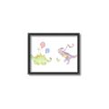 Picture of Dino Parade II _GroupedProduct_Rectangle_Landscape_Mini_ _GroupedProduct_Rectangle_Landscape_Canvas_Framed_