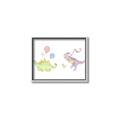 Picture of Dino Parade II _GroupedProduct_Rectangle_Landscape_Mini_ _GroupedProduct_Rectangle_Landscape_Canvas_Framed_