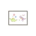 Picture of Dino Parade II _GroupedProduct_Rectangle_Landscape_Mini_ _GroupedProduct_Rectangle_Landscape_Canvas_Framed_