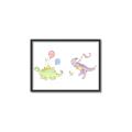 Picture of Dino Parade II _GroupedProduct_Rectangle_Landscape_Mini_ _GroupedProduct_Rectangle_Landscape_Canvas_Framed_