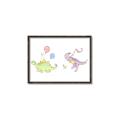 Picture of Dino Parade II _GroupedProduct_Rectangle_Landscape_Mini_ _GroupedProduct_Rectangle_Landscape_Canvas_Framed_