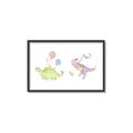 Picture of Dino Parade II _GroupedProduct_Rectangle_Landscape_Mini_ _GroupedProduct_Rectangle_Landscape_Canvas_Framed_