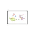 Picture of Dino Parade II _GroupedProduct_Rectangle_Landscape_Mini_ _GroupedProduct_Rectangle_Landscape_Canvas_Framed_