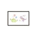 Picture of Dino Parade II _GroupedProduct_Rectangle_Landscape_Mini_ _GroupedProduct_Rectangle_Landscape_Canvas_Framed_