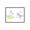 Picture of Dino Parade II _GroupedProduct_Rectangle_Landscape_Mini_ _GroupedProduct_Rectangle_Landscape_Canvas_Framed_