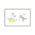 Picture of Dino Parade II _GroupedProduct_Rectangle_Landscape_Mini_ _GroupedProduct_Rectangle_Landscape_Canvas_Framed_
